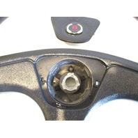 Teleflex Marine Boat Steering Wheel Tapered Shaft Half Moon Key 12 3/4" Black