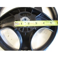 Teleflex Marine Boat Steering Wheel Tapered Shaft Half Moon Key 12 3/4" Black