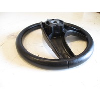 Teleflex Marine Boat Steering Wheel Tapered Shaft Half Moon Key 12 3/4" Black