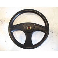 Teleflex Marine Boat Steering Wheel Tapered Shaft Half Moon Key 12 3/4" Black