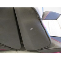 1989 Bayliner Capri Back to Back Boat Seats Light Grey Blue Fuschia Navy