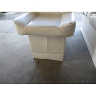 Vintage Marine Boat Folding Back to Back Seat White 36" x 13 1/4"