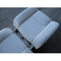 Vintage Marine Boat Folding Back to Back Seat White 36" x 13 1/4"