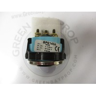 GP9140A Faria Marine Boat Temp Dash Gauge Black/White Chrome