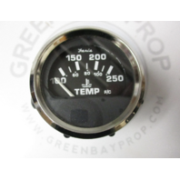 GP9140A Faria Marine Boat Temp Dash Gauge Black/White Chrome