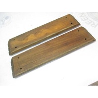Vintage Marine Boat Teak Wood Step Pad Trim Set 11 3/4" x 2 5/8" x 5/8"