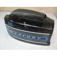 Mercury Outboard Top Motor Engine Cowl Cover Merc 110 Black Blue 1970's