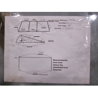 Larson 41806 18' Boat Marine Walk Through Windshield 72.5" Wide x 21.5" Tall