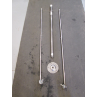 Attwood Swivl-Eze Fixed Height Marine Boat 45" Stainless Steel Ski Pylon