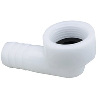Attwood 90 DEGREE HOSE TO BARB CONNECTOR-3/4" I.D.White