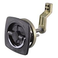 0932DP1BLK Perko Non-Locking Flush Latch, 2.5" x 2.5" Offset Cam Bar