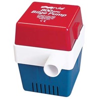 RULE 800 GPH 12 Volt 5 Amp Fuse BILGE PUMP, Square Model 20F