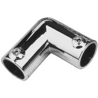 RAIL TEE, CHROME 90 Degree Elbow;  7/8" Tube O.D.