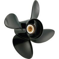 AMITA4 (A) 4-Blade 9.3 X 10 Pitch Propeller for NISSAN/TOHATSU 9.9-20 HP