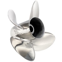 RUBEX HR4 SERIES D 13 X 17 Pitch Left Hand Stainless Steel Boat Prop