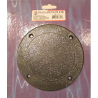 SDP-1-DP T-H Marine 5 5/8" Black Nylon Boat Deck Plate