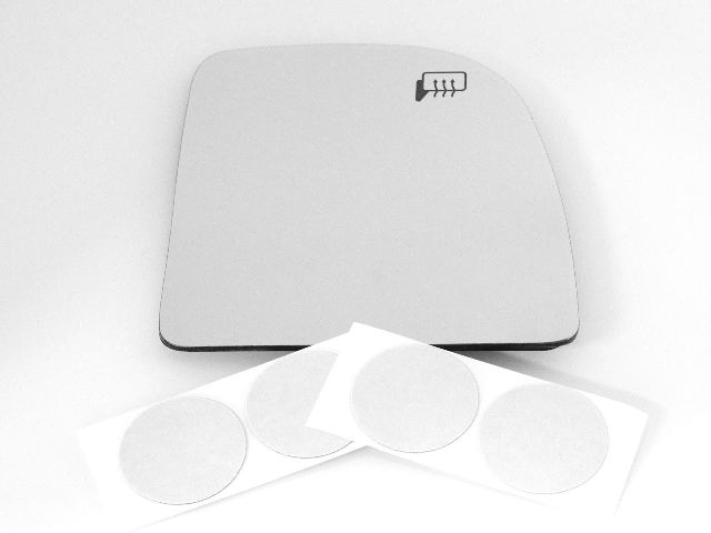 00-05 Fd Excursion 99-07 F Series Super Duty Pickup, Heated Right Passenger Flat Upper Replacement Mirror Glass Lens W/ Adhesive Usa (640864710976)