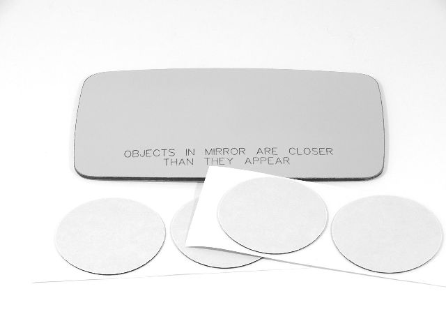 Fits 76-91 Jaguar XJS Right Pass Convex Mirror Glass Lens w// Adhesive USA