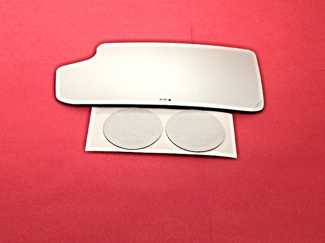Sierra Left Driver Lower Mirror Glass Lens w//Adhesive Fits 15-18 Silverado