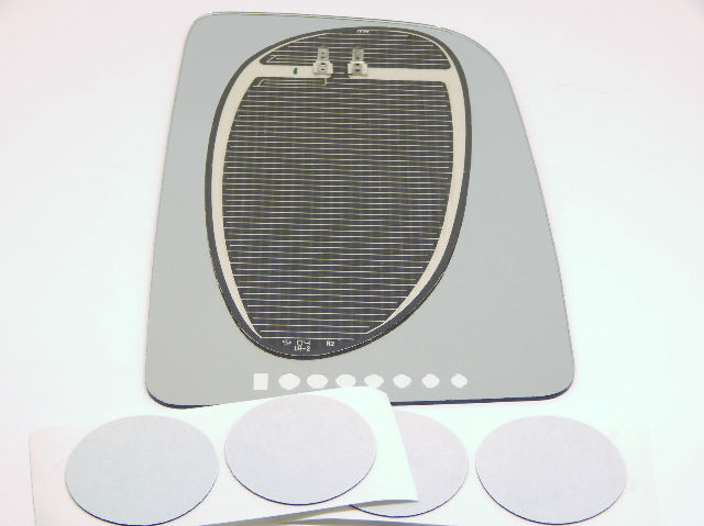 Left Driver Upper Mirror Glass Lens Heated w//Adhesive For 07-18 Sprinter