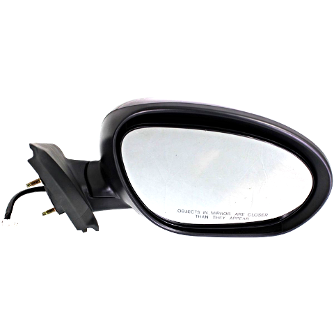 Fits 11-14 Nissan Juke Right Passenger Power Mirror Unpainted Black No Heat