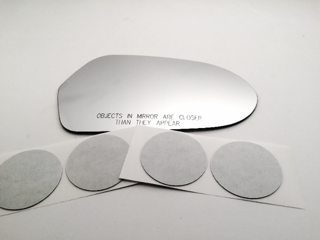 Fits 06-12 Toyota Rav4 Heated Right Passenger Convex Mirror Glass Lens w//Adhesiv