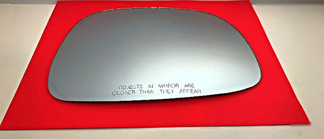 Fits 02-07 Rendezvous Right Passenger Heated Convex Mirror Glass w//Rear Holder