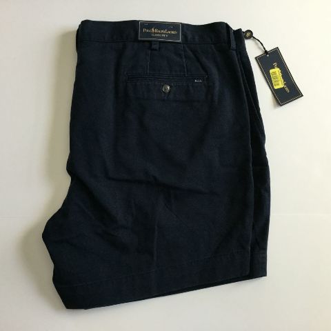 Polo Ralph Lauren Shorts NWT Classic Fit 6" Navy 42W Flat Front