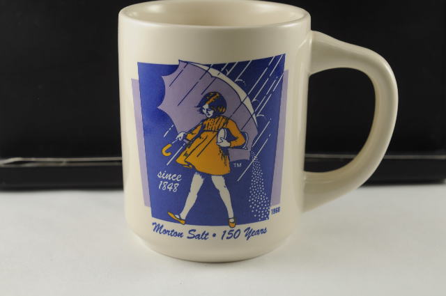 Morton Salt Coffee Mug 150 Years (1968 Logo) by Bryan China