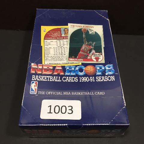 Lot of 4- 1990-91 NBA Hoops  Basketball  Sealed Packs