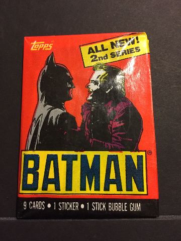 Lot of 2- 1989 Topps Batman Series 2 Sealed Trading Card Packs