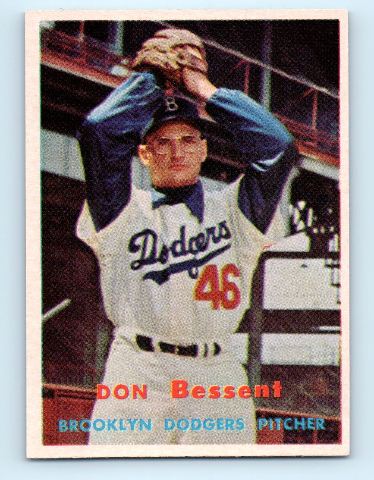 Don Bessent - 1957 Topps  #178 EX