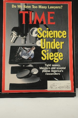 Time Magazine Aug 26 1991 Science Under Siege; Too Many Lawyers?