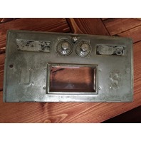 Antique US Post Office Box Drop Down Door Keyless Lock Co 1886 10.5x5.5"