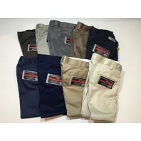Roundtree & Yorke travelSMART Twill Khaki Pants Non-Iron Expander Waist