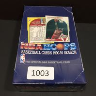 Lot of 4- 1990-91 NBA Hoops  Basketball  Sealed Packs