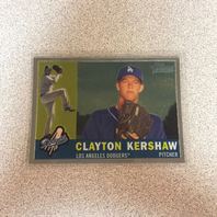 2009 Topps Heritage Baseball Chrome Refractor #C27 Clayton Kershaw 1047/1960