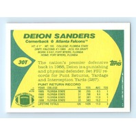 1989 Topps Traded #30T Deion Sanders RC -PICK YOUR CARD! (PDC_RC_1131)