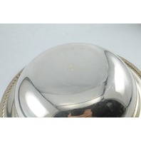 WM A Rogers Silverplate Casserole w. Lid 10-3/8" D 6.5" H