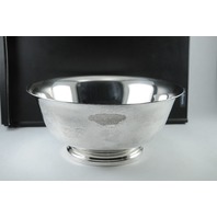 FB Rogers Silverplate Bowl No. 8 Paul Revere Reproduction 8" D 3.5" H