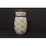 Antique Vase Germany Lashbrooks 1119/2 Floral Handpainted Gold Trim