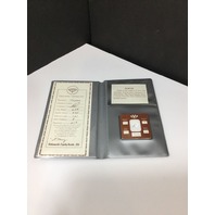 Genuine Topaz 2.05 Carats Loose W/ Gray Keeping Book