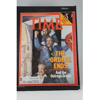 Time Magazine Feb 2 1981 The Ordeal Ends: Iran Hostages; Reagan Innaguration