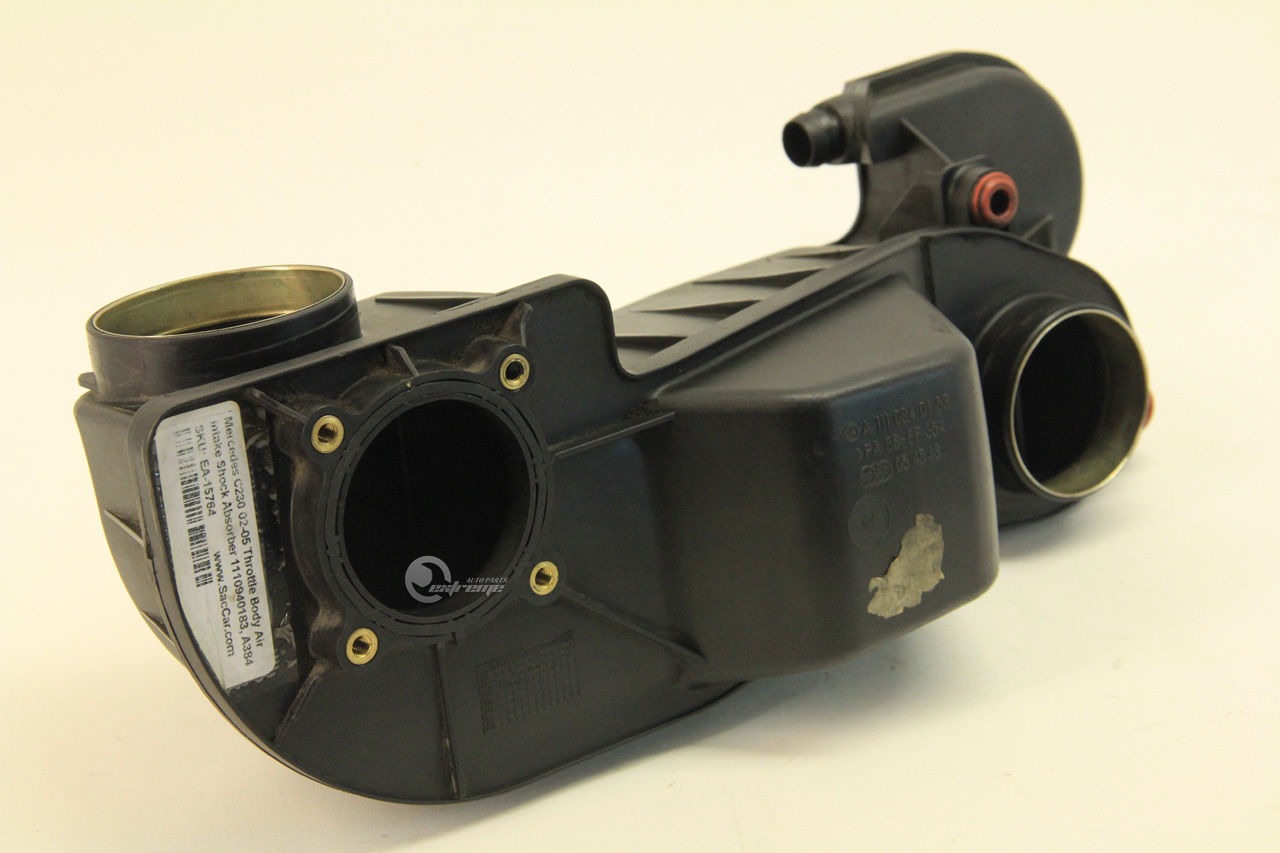 Mercedes Benz C230 0205 Throttle Body Air Intake Resonator 1110940183, OEM, 2002, 2003, 2004