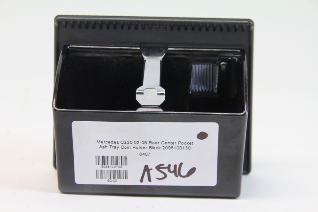 Mercedes Benz C230 0205 Rear Center Pocket Ash Tray Coin Holder Black