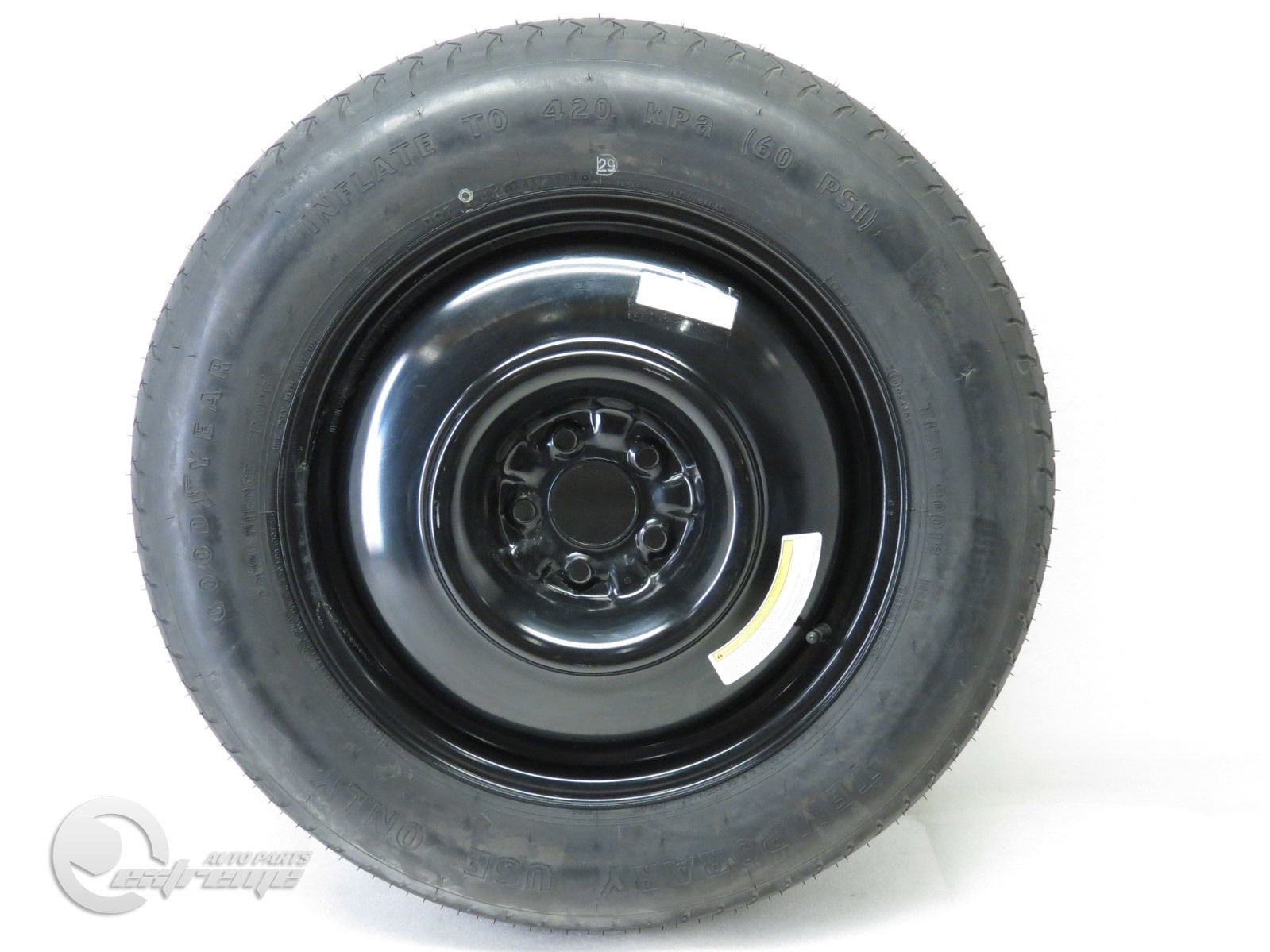 Infiniti FX35 03-08 FX45 Spare Tire Wheel Donut, Good Year 175/90D18 60 PSI, A908, OEM, 2003, 2004, 2005, 2006, 2007, 2008