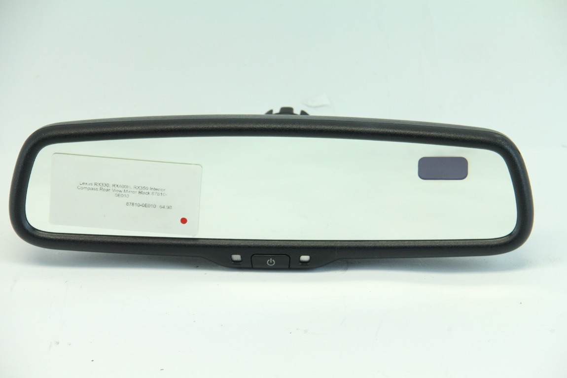 Lexus RX330, RX400H, RX350 Interior Compass Rear View Mirror Black