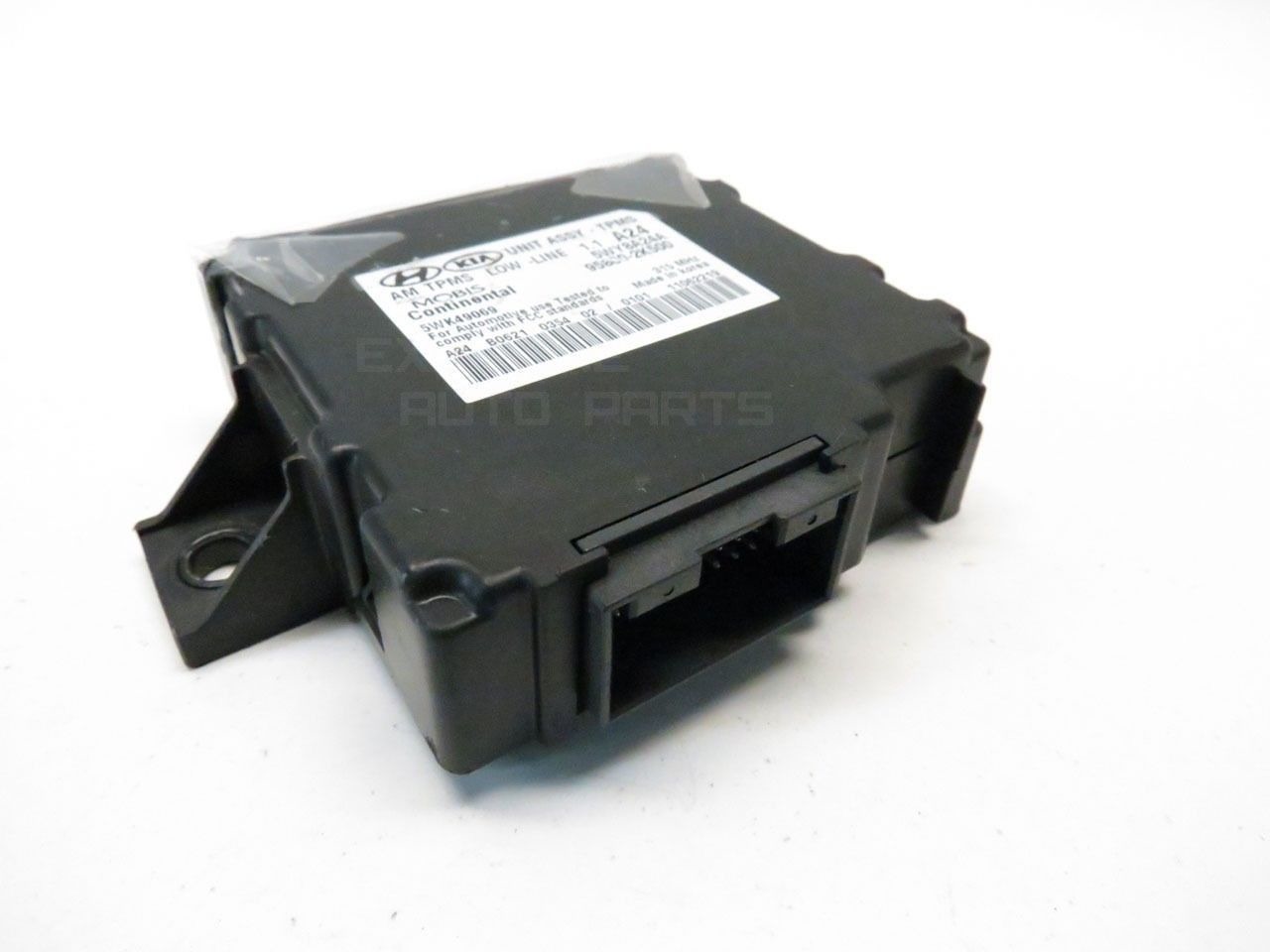 Kia Soul 10-12 TPMS Tire Pressure Monitor Sensor Unit Module 95800-2K500, OEM, 2010, 2011, 2012