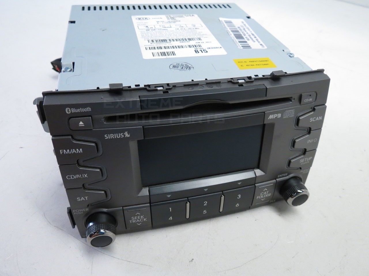 Kia Soul 201011 AM/FM Radio MP3 CD Player w/ Bluetooth 961502K306