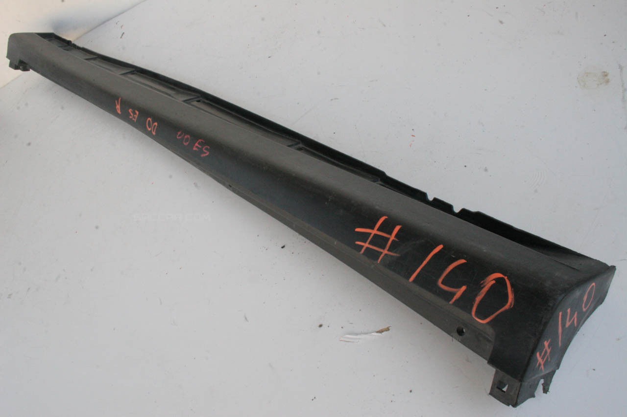Lexus ES 9701 Right Rocker Panel Molding, Black 140, OEM, 1997, 1998, 1999, 2000, 2001